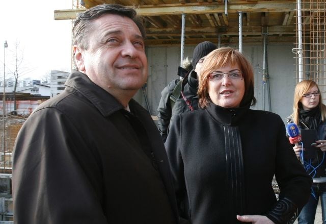 Zoran Janković in Hilda Tovšak. 