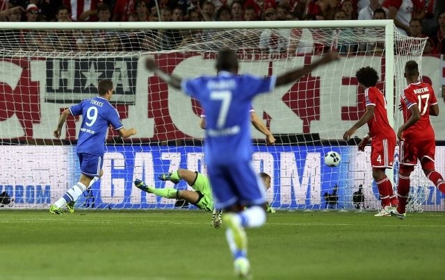 Torres je v 8. minuti popeljal Chelsea v vodstvo. (Foto: Reuters) 