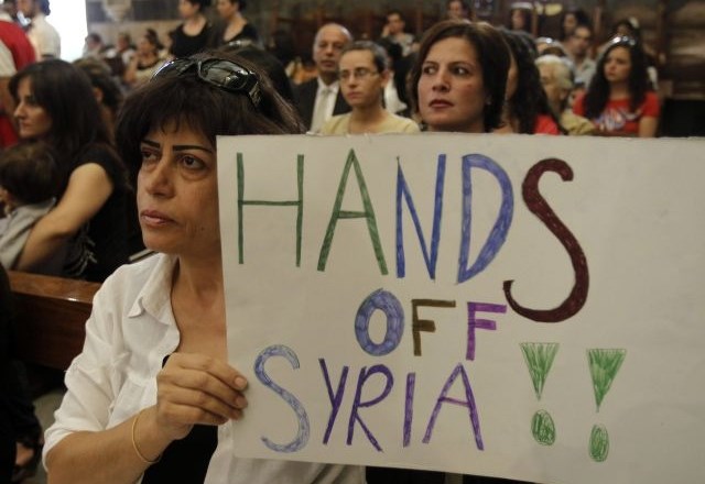 »Roke proč s Sirije!« 