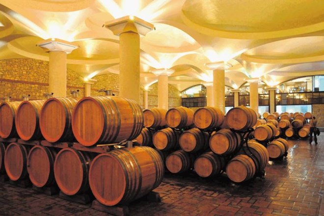 Lastniki vinarstva Stobi niso varčevali, ko so se pred petimi leti lotili gradnje nove vinske kleti. 