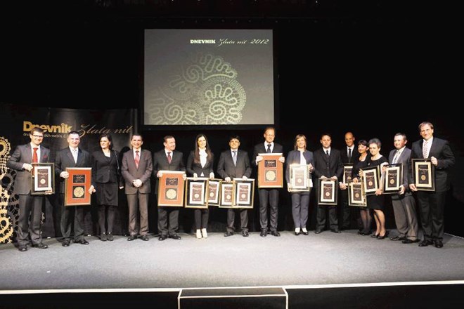 Lanski finalisti in prejemniki priznanj za najboljše zaposlovalce Zlate niti 2012. 