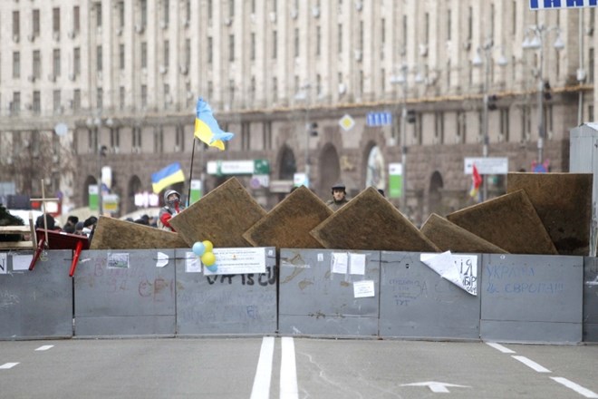Protestniki v Ukrajini pripravljeni na ostrejše posredovanje vlade (foto)