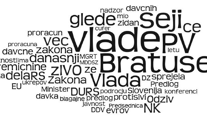 Slika 2: Čivki slovenske vlade (A. Bratušek) 