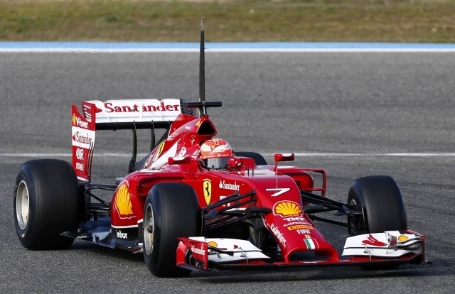 Novega Ferrarija je že preizkusil novinec in povratnik v moštvu iz Maranella Kimi Räikkönen. (foto: Reuters) 