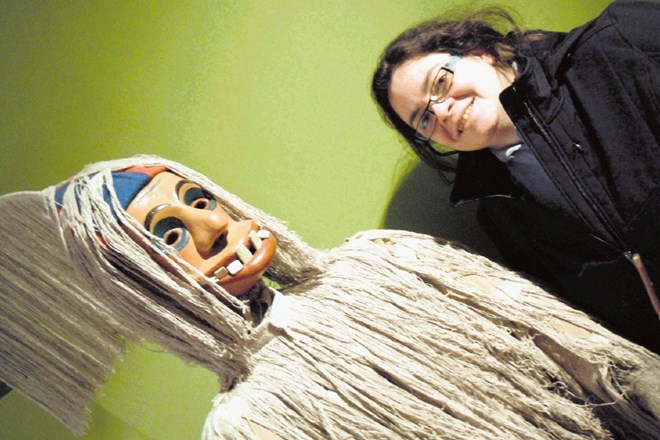 Laufarske lutke v Cerkljanskem muzeju so dodobra razburkale Gracielino domišljijo.   