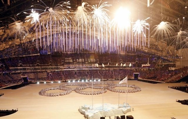 Bleščeč tudi zaključek olimpijskih iger v Sočiju (foto)