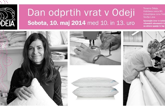 Dan odprtih vrat v Odeji: spoznajte proizvodnjo tekstilnih izdelkov za dom   