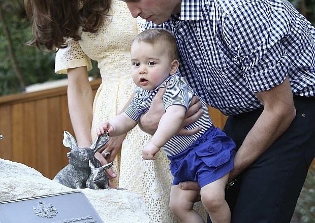 Princ George glavna atrakcija v živalskem vrtu v Sydneyju (foto)