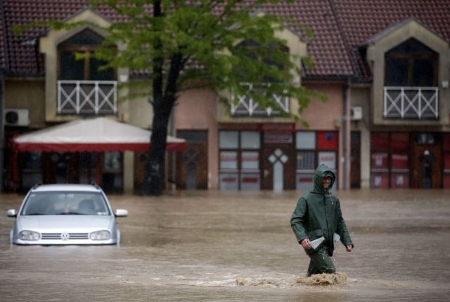 Poplave v bosanski Nemili. 