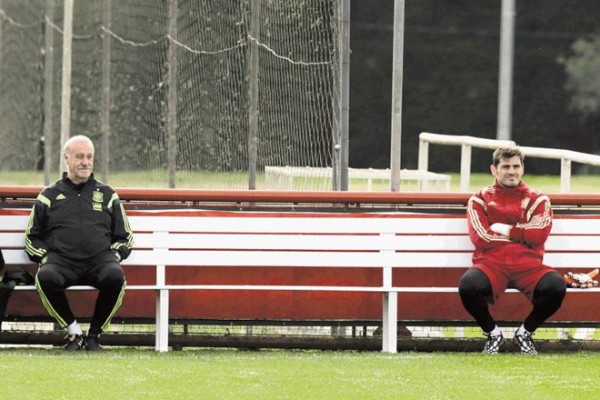 Španski selektor Vicente Del Bosque (levo) bo na svetovnem prvenstvu vodil najbolj izkušeno zasedbo po številu nastopov....