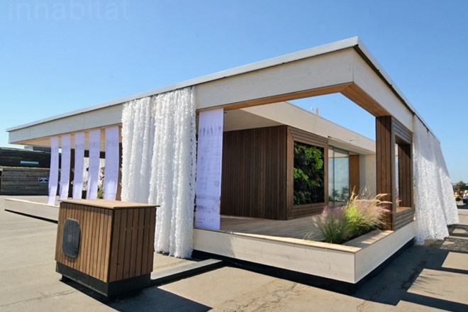 Energijsko samozadostna in lepa avstrijska lesena modularna hiša  