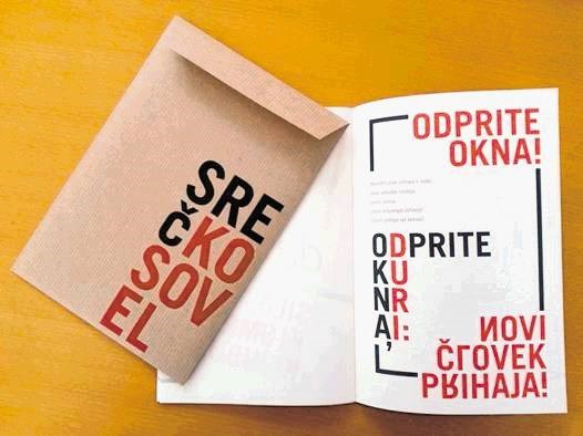 Manifest Srečka Kosovela Mehanikom!, ki ga je za novo izdajo vizualno nadgradila mlada oblikovalka Sava Kosmač. 