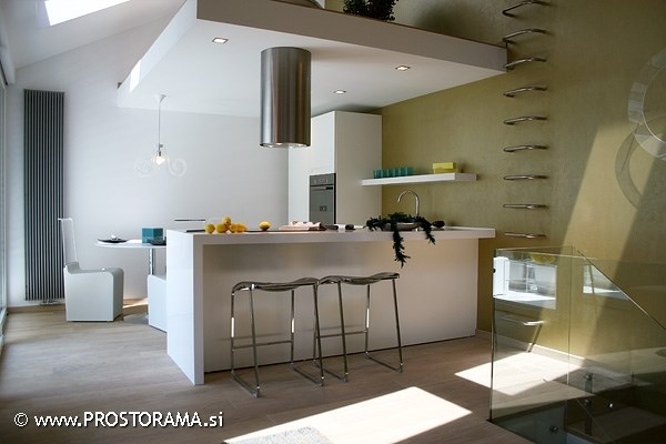 V minimalističnem slogu s pridihom razkošja opremljena hiša ob Ljubljanici  