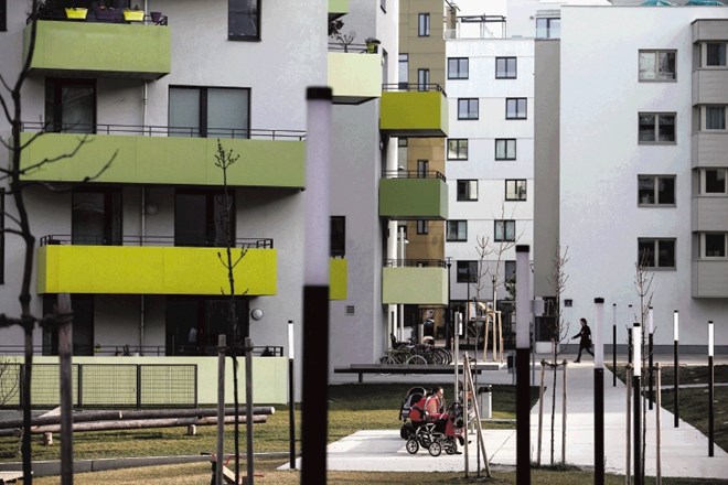 Najemniki stanovanj v stanovanjski soseski Sonnwendviertel so lahko pred začetkom gradnje odločali, kako velik balkon naj ima...