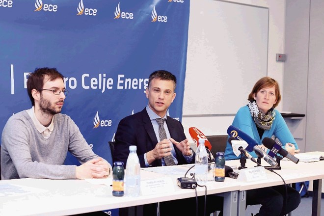 Na sliki (z leve): Tomislav Tkalec, vodja programa Energija v društvu za sonaraven razvoj Focus; Mitja Terče, direktor družbe...