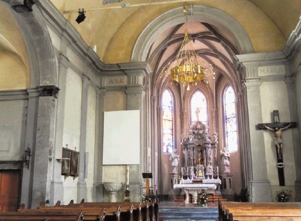 Notranjost cerkve sv. Marije 