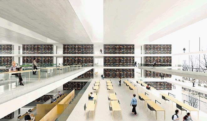Nova stavba Narodne in univerzitetne knjižnice ne bi rešila le prostorske stiske, temveč bi uporabniki dobili nove in bolje...