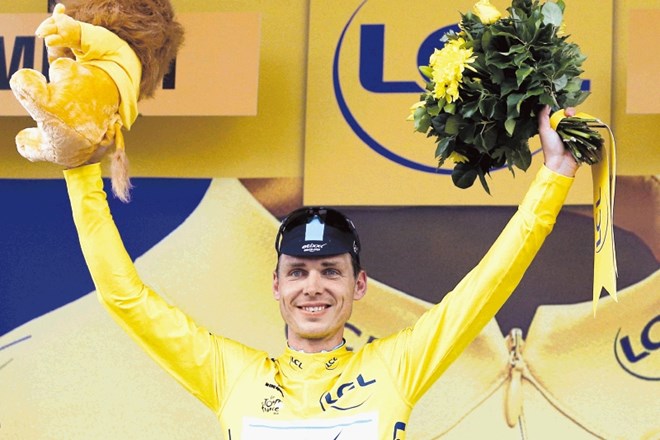 Tony Martin (fotografija na vrhu) je že četrti nosilec rumene majice na Touru v štirih etapah. 