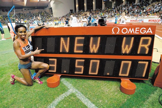Genzebe Dibaba, nova svetovna rekorderka v teku na 1500 m: Na treningih vadi le z moškimi