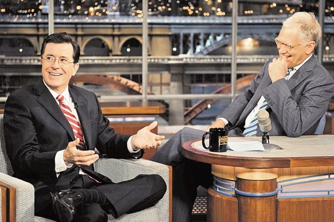Stephen Colbert bo prevzel vajeti Lettermanovega The Late Showa. 