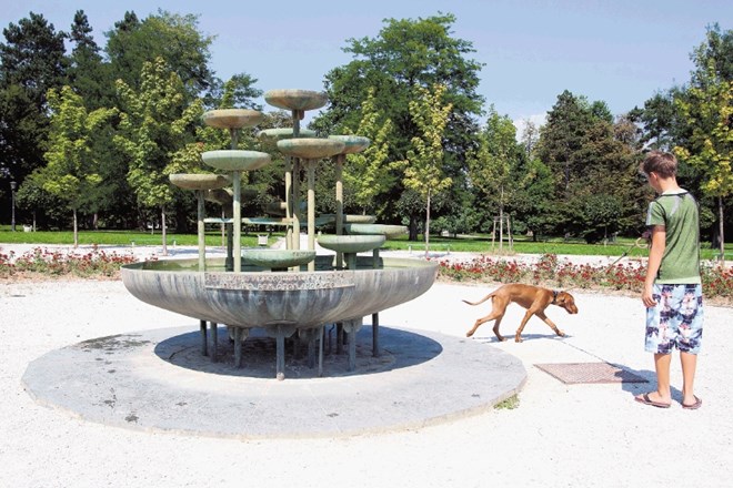 V središču javorjevega rondoja v parku Tivoli stoji fontana, v kateri pa stoji postana motna voda, kar so opazili tudi...