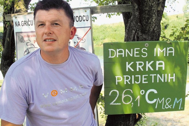 Mitja Oštrbenk pričakuje, da bo gradnja spodnjesavskih hidroelektrarn Krko naredila prijaznejšo tudi za ljudi, ne le za ribe....