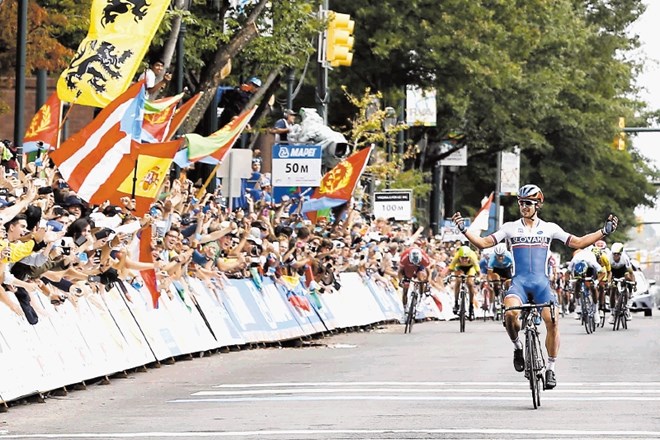 Veliki zmagovalec v Richmondu je postal Peter Sagan iz Slovaške. 