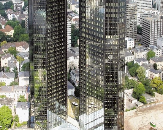 Deutsche bank, sedež v Frankfurtu 