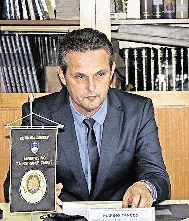 Vodja sektorja kriminalistične policije policijske uprave Nova Gorica Marino Pangos 
