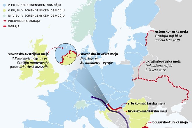 Slovenija, Avstrija in Nemčija odločno zavračajo oblikovanje mini schengna