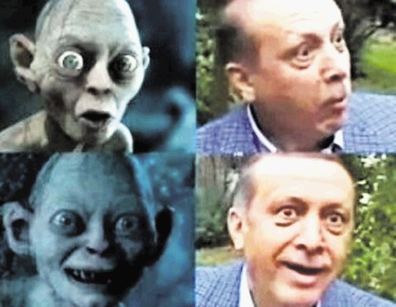 Erdogan kot Gollum ali Smeagol