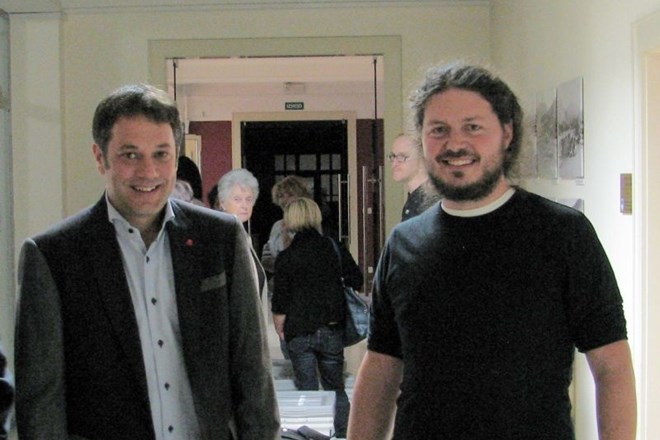 Novogoriški župan Matej Arčon (levo) je dobil nalogo, da uresniči participativni proračun – idejo županskega protikandidata...