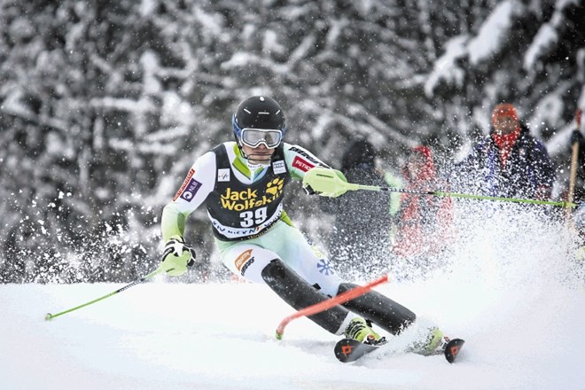 Matic Skube je razočaral na slalomski preizkušnji, saj je osvojil šele 39. mesto.