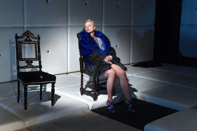 Barbara Cerar v vlogi lady Macbeth v tragediji Macbeth ljubljanske Drame (Foto: Peter Uhan/Drama)