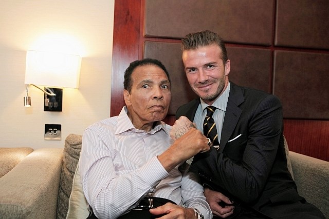 Leta 2012 z Davidom Beckhamom. (Foto: Reuters)