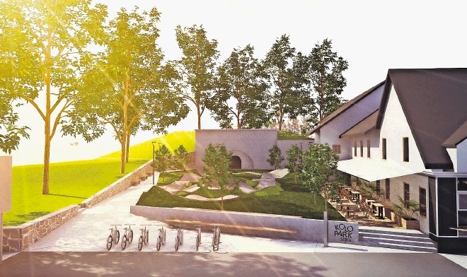 Divje parkirišče ob parku Tivoli bo kolesarski poligon