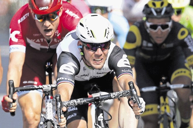 Mark Cavendish se je veselil nove zmage na Touru.