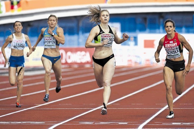 Maja Mihalinec je nastop na evropskem prvenstvu končala z dvema polfinalnima uvrstitvama v sprintu na 100 in 200 m.