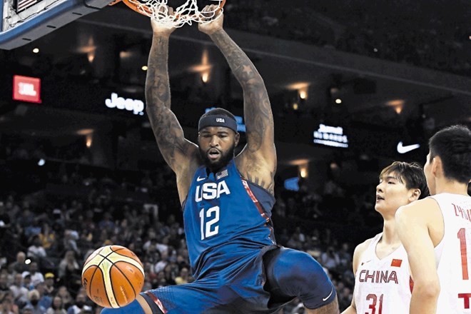 Atraktivnih potez na tekmah ameriške košarkarske reprezentance (na fotografiji DeMarcus Cousins) na olimpijskih igrah v Riu...