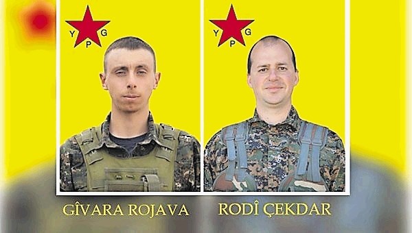 Ubita borca YPG Carl Dean Edwards in Martin Gruden (desno) foto: twitter