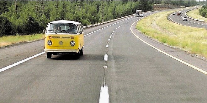 Pot, ki naj bi jo opravili, je bila v filmu dolga več kot 1200 kilometrov.