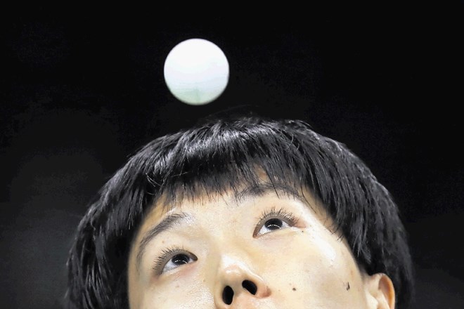 Kitajska igralka namiznega tenisa Li Xiaoxia.