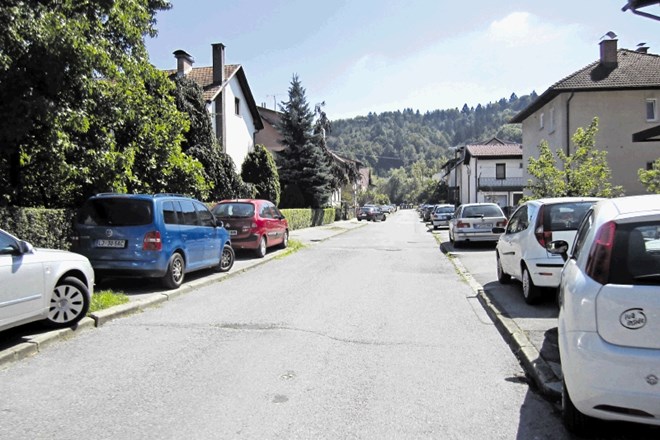 Zaparkirani pločniki na še neprenovljenem delu Ulice Goce Delčeva ne samo otežujejo hojo pešcem, temveč tudi kvarijo videz.