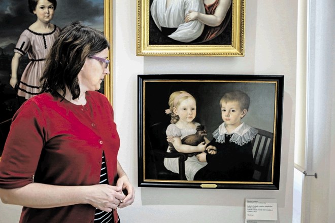 V Narodni galeriji je muzejska svetovalka Kristina Preininger opozorila  na  sliko z začetka leta 1820, na kateri je Julija...