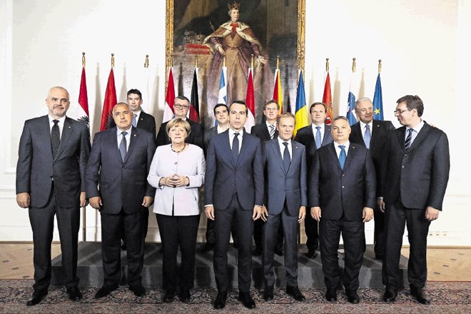 Sporočilo dunajskega vrha: Balkanska pot mora ostati zaprta