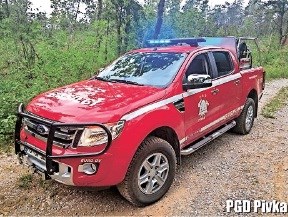 Najnovejša pridobitev je novo vozilo za gašenje gozdnih požarov.