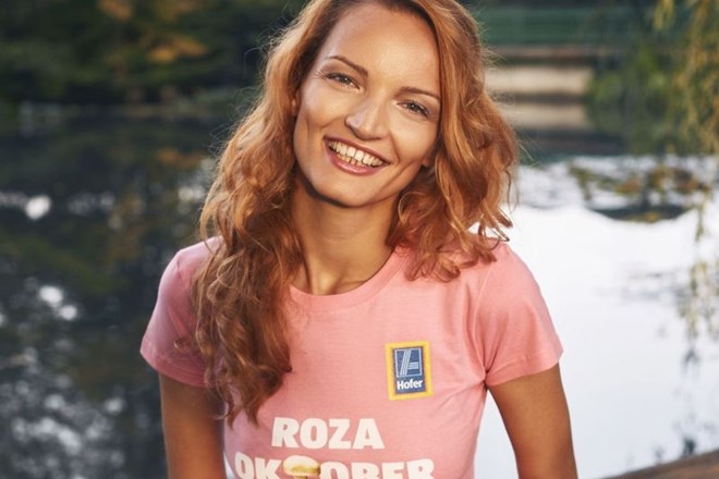 Akcijo je kot ambasadorka roza oktobra podprla Jana Koteska : Pred sedmimi leti sem prebolela raka dojk in iz te izkušnje...