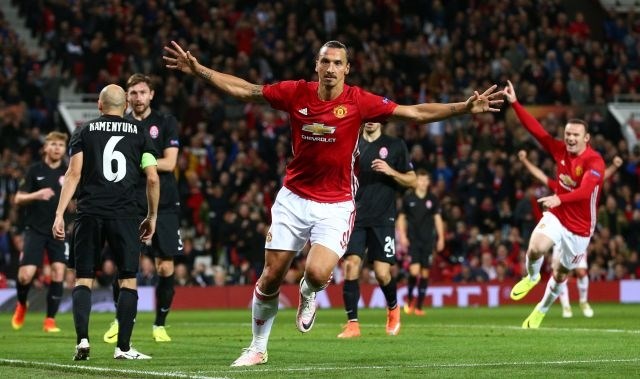 Zlatan Ibrahimović je bil spet mož odločitve pri Manchester Unitedu (Foto: AP)