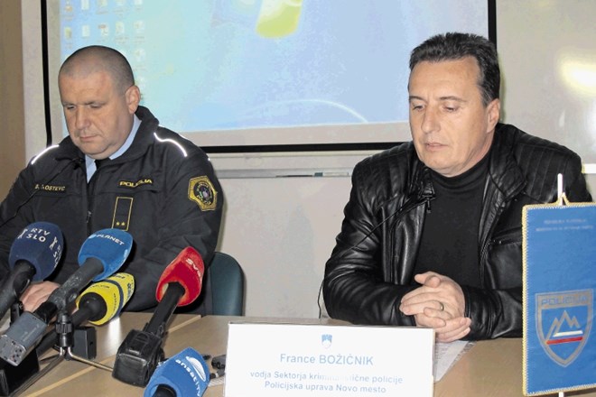 Po besedah Franceta Božičnika (desno) bi tihotapci za tolikšno količino heroina na trgih zahodne Evrope dobili okoli 1,1...