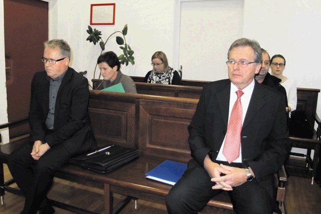 Ernest Plesnik (levo) in Stanislav Dečman sta bila na prvi stopnji oproščena obtožb. A bo treba počakati na odločitev višjega...